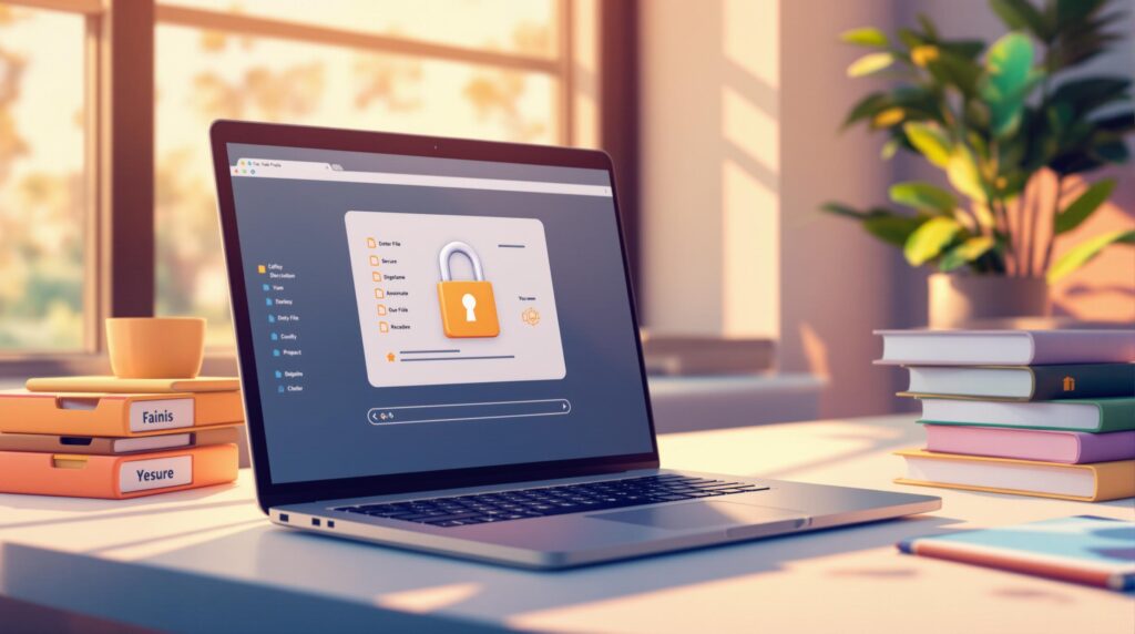 llustration of end-to-end encryption protecting shared data