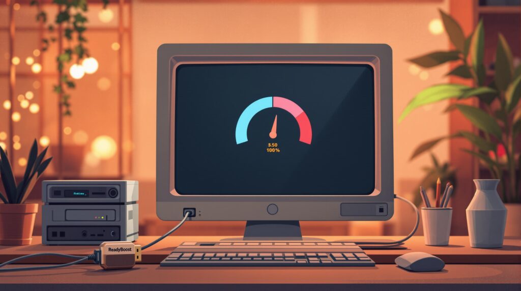 Ready Boost feature in Windows using USB for caching