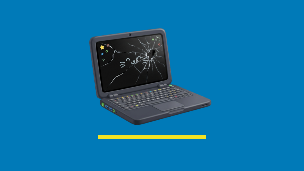 broken laptop screen repair perth